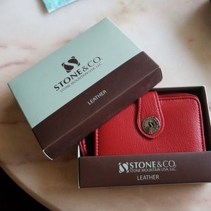 Stone &Co red wallet